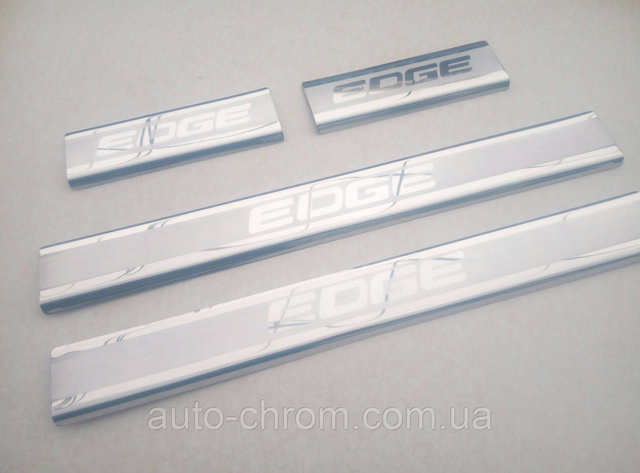 Накладки на пороги Ford Edge, фото 1