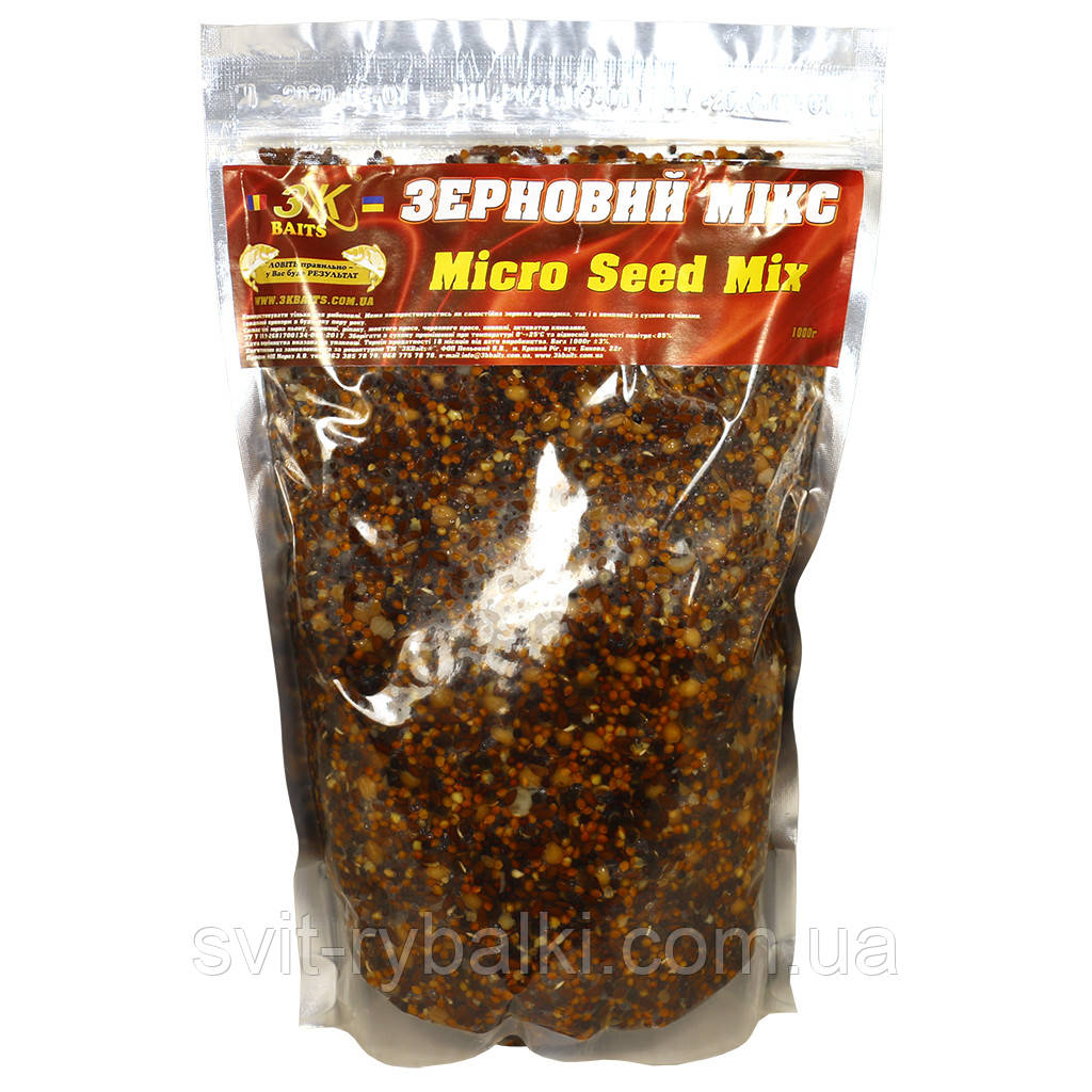 Прикорм «Зерновий МІКС Micro Seed Mix» (натуральний)    1 кг.