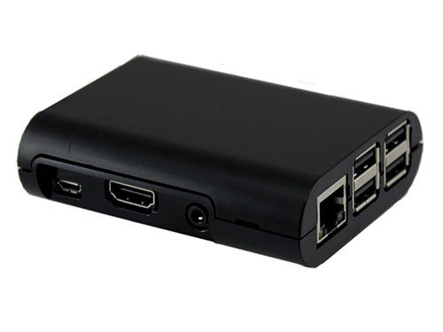 Корпус, кейс для Raspberry Pi B + 2 2B, чорний, фото 1