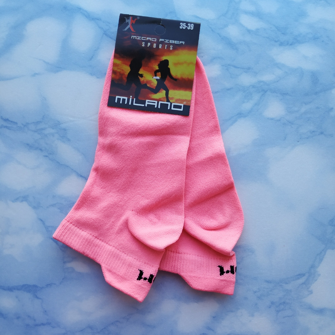 Шкарпетки жіночі короткі рожеві 35-39