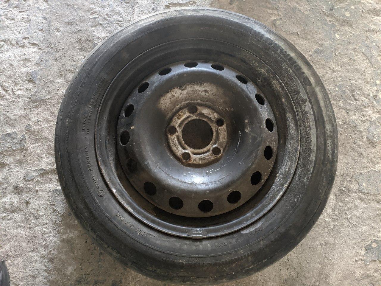 Резина з диском (запаска) 195/65/R16C Renault Trafic, Opel Vivaro 2001-2014, 8200570331 (Б/У)