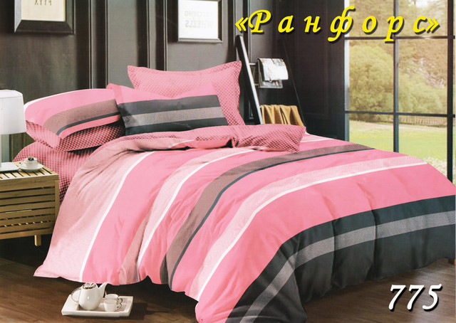 Комплект постельного белья Тет-А-Тет полуторный 775 ранфорс купить цена Комплект постельного белья Тет-А-Тет полуторный 775 ранфорс