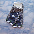 Шкарпетки жіночі з принтом сірі короткі 36-41, фото 3