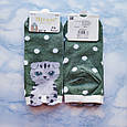 Шкарпетки жіночі з принтом зелені короткі 36-41, фото 4