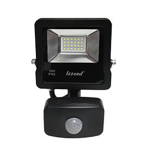 LED Прожектор з датчиком руху 10W IP65 800lm 6500K