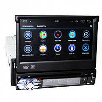 Автомагнитола 1DIN DVD-9501 Android GPS с выезжающим экраном