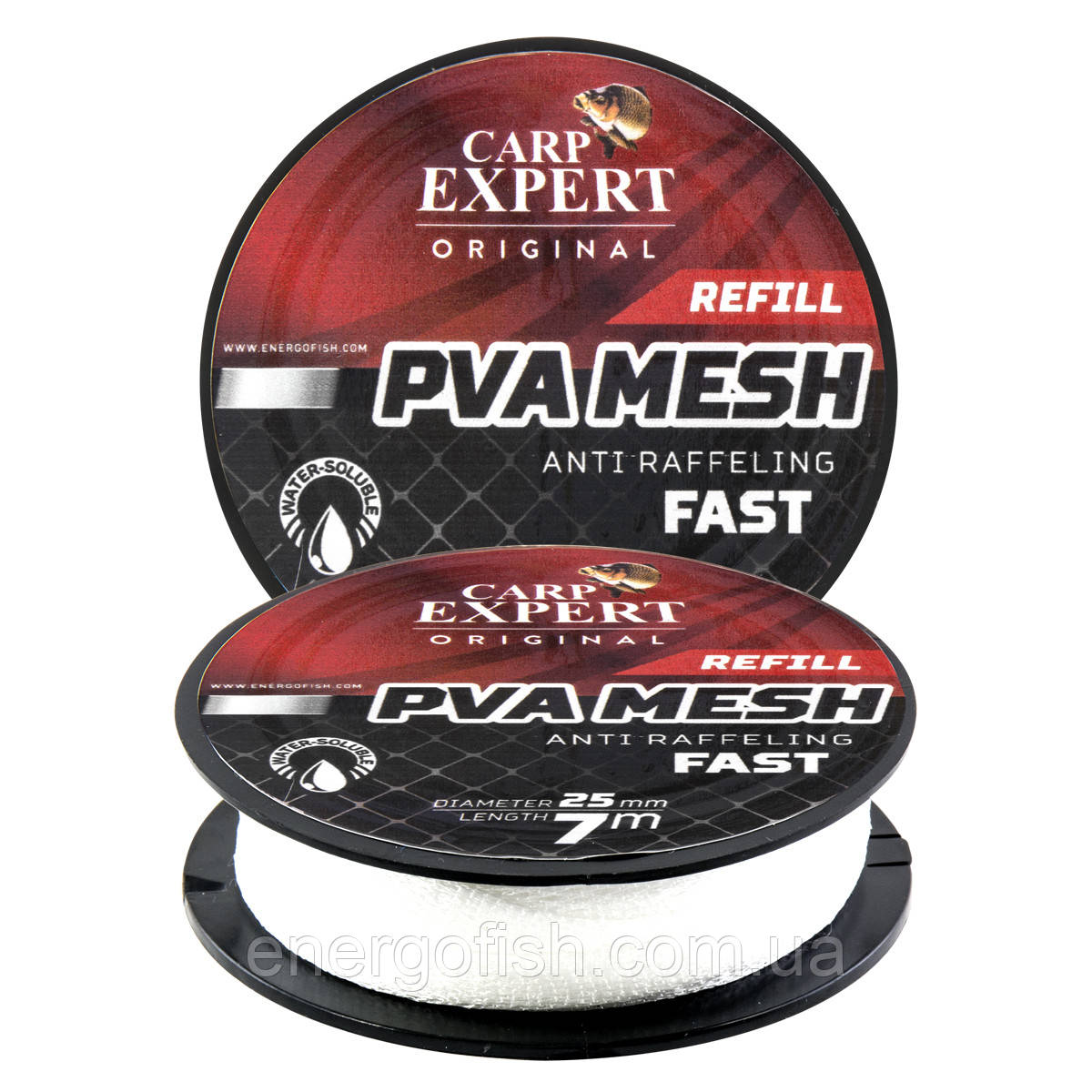 ПВА-сітка 7м 35мм на шпулі Carp Expert Anti Raffeling Fast
