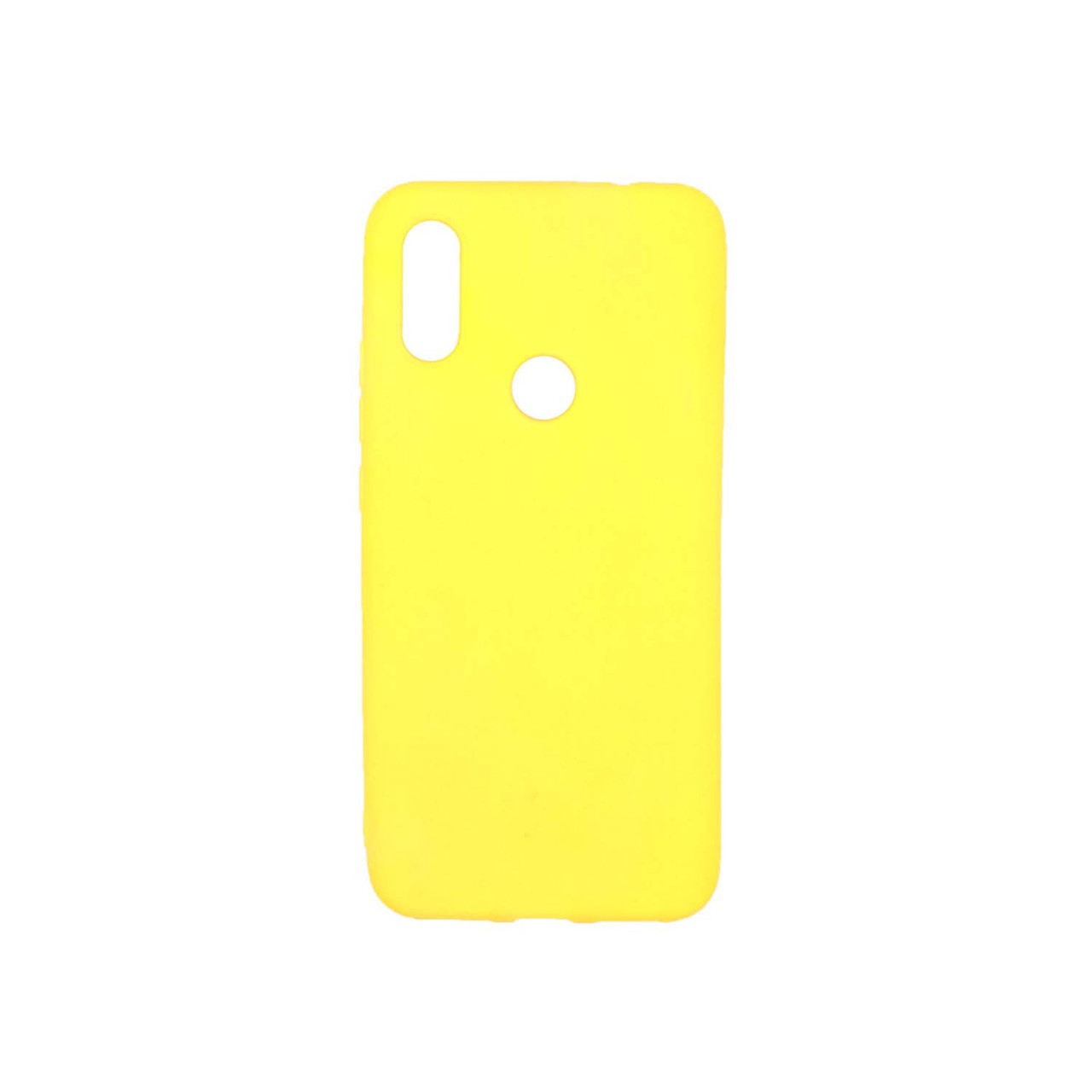 Чохол накладка для Xiaomi Redmi 7 силіконовий матовий, Fresh Series, Жовтий