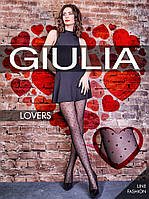Колготки с узором "сердечки" GIULIA Lovers 20 model 4