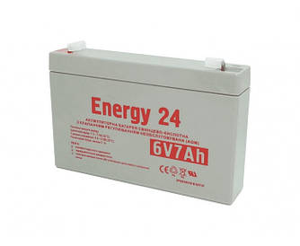 ENERGY24 АКУМУЛЯТОР СВІНЦЕВО-КИСЛОТНИЙ 6V7AH