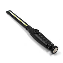 Ліхтарик ручний BL 821 + магніт COB 18650 із зарядкою від USB, фото 4