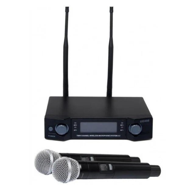 Радіосистема Shure UGX66 (Copy) база 2 радіомікрофона (4_00208)