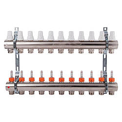 Колектор Icma 1" 11 виходів, з витратоміром NoK013