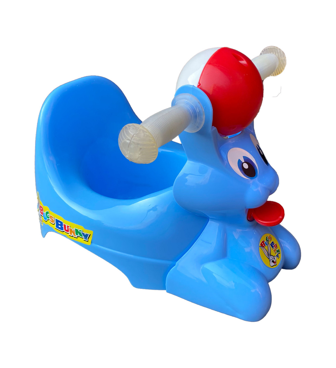 Горщик дитячий пластиковий, "Зайчик Bugs Buny", БЛАКИТНИЙ, Од