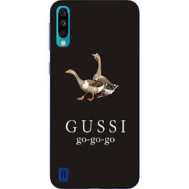 Антибрендовый чохол силіконовий з картинкою для ZTE Blade A7 2020 Gussi go go