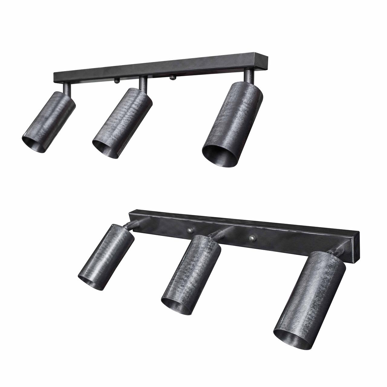 Світильник циліндр поворотний 3-Е27 Tube NL 1105-3 SILVER, фото 1