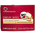 Серветки CONNOISSEURS одноразові для чищення ювелірних виробів з золота і срібла (25 шт), фото 4