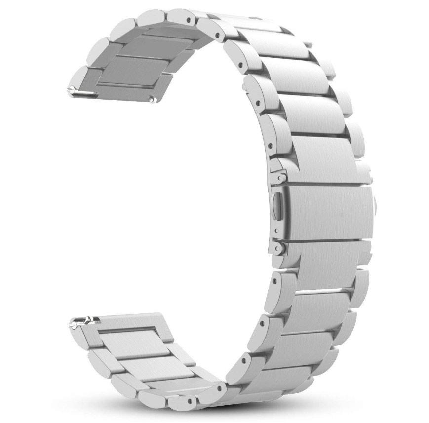 Металевий ремінець Primo для годинника Garmin Vivoactive 3 / Vivomove HR / Forerunner 245/645 - Silver