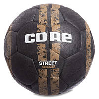 Мяч для уличного футбола №5 Core Street Soccer CRS-044: размер 5, вспененная резина (сшит вручную)