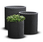 Горщик для квітів ЦИЛІНДР L, фото 2