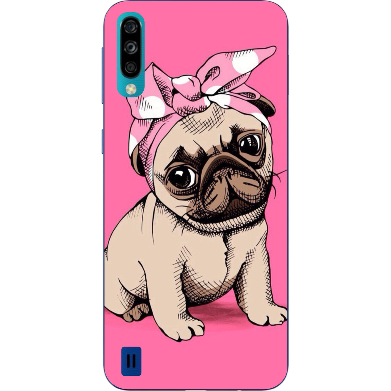 Чохол силіконовий з картинкою для ZTE Blade A7 2020 Мопс