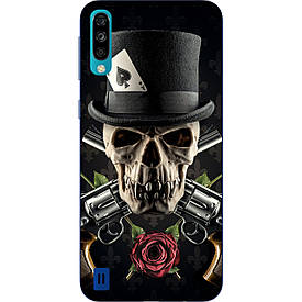 Чохол силіконовий з картинкою для ZTE Blade A7 2020 Череп в капелюсі