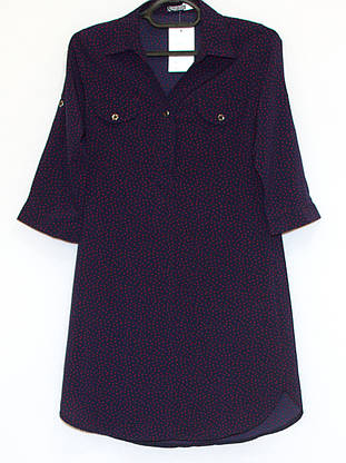 Плаття сорочка в горошок(42-44), фото 2
