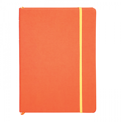 Діловий щоденник недатований BM.2614-11 TOUCH ME A6 288 стор помаранчевий штучна шкіра (5)