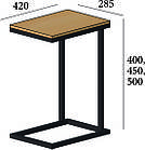 Стіл журнальний приставний Кава Брейк 2 в 1 в стилі Лофт Loft, фото 2