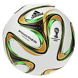 М'яч футбольний Adidas Brazuca Final Rio OMB G84000 (розмір 5), фото 4