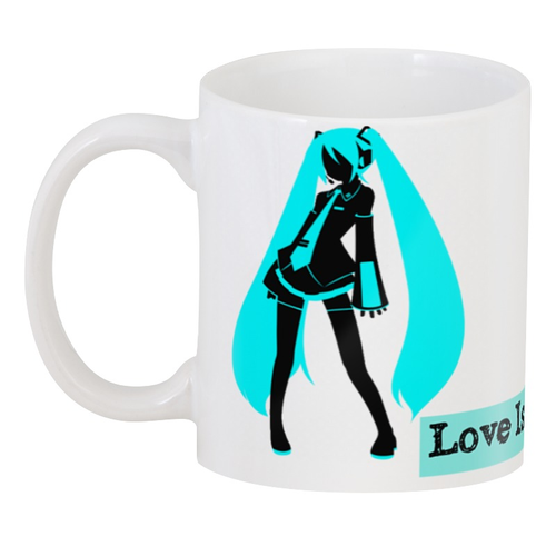 Кружка чашка Love Is War Hatsune Miku Logo