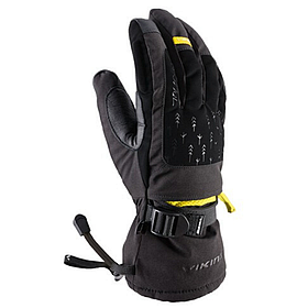 Гірськолижні рукавиці Viking Bora чорний-жовтий | розмір - 8