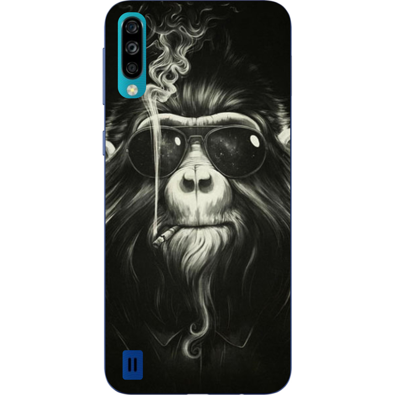 Силіконовий бампер з зображенням для ZTE Blade A7 2020 Мавпа