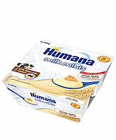 Манний пудинг з печивом Humana від 8 міс пластик, 4*100г