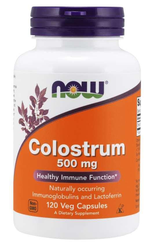 Now Colostrum 500 mg 120 veg caps