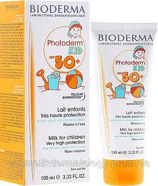 Биодерма Фотодерм Кид Солнцезащитное молочко для детей спф Bioderma ...