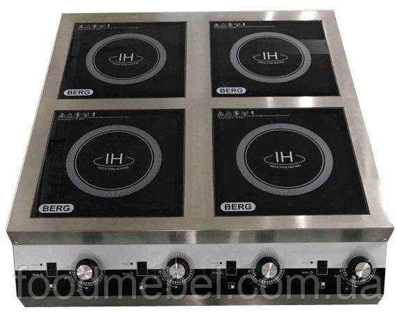 Плита індукційна Berg IG-4 професійна 4 конфорки 3,5 кВт