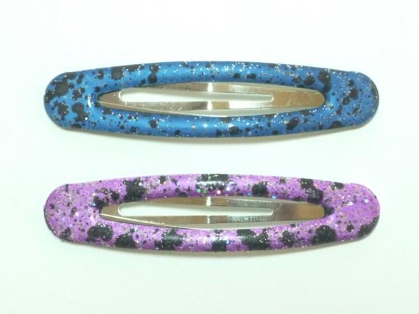 Шпилька для волосся тик-так 12 шт. різні кольори, він був, блискітки, фото 1