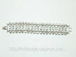 Браслет метал зі стразами