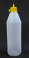 Бутылка 1 литр под сироп, соус, кетчуп, майонез, клей, (Цена от 9 грн)