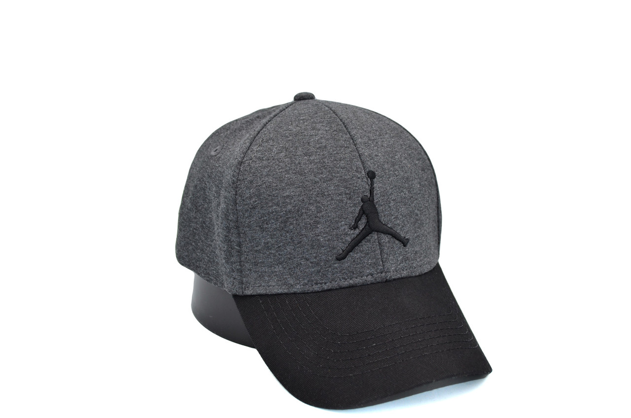 Кепка фулка Flexfit Jordan 56-58 см темно-сіра (0919-88)