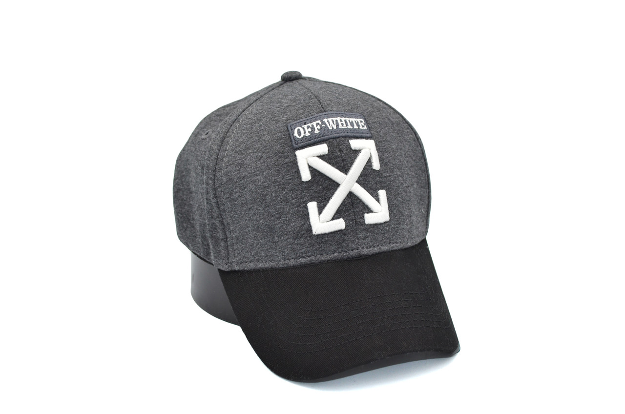 Кепка фулка Flexfit Off-White 56-58 см темно-сіра (0919-105)