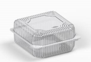 Коробка пластикова 1400 мл IT-251TT (В/Р13.5*13.5см, З/Р15.2*15.5см, Висота 4,3*3.4=7.7см), фото 1