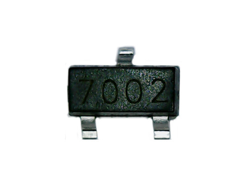 Чіп N7002 7002 SOT23, польовий транзистор  0.2А 60В, 100 штук