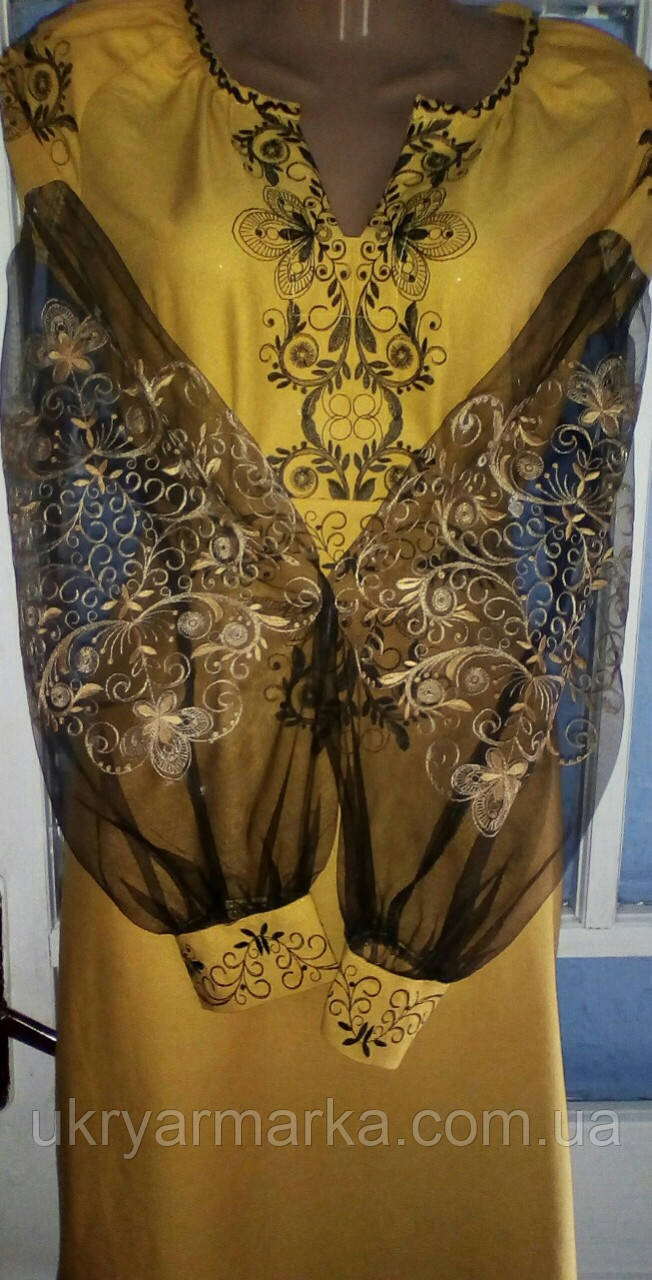 Платье вышиванка "Ночная королева", фото 1