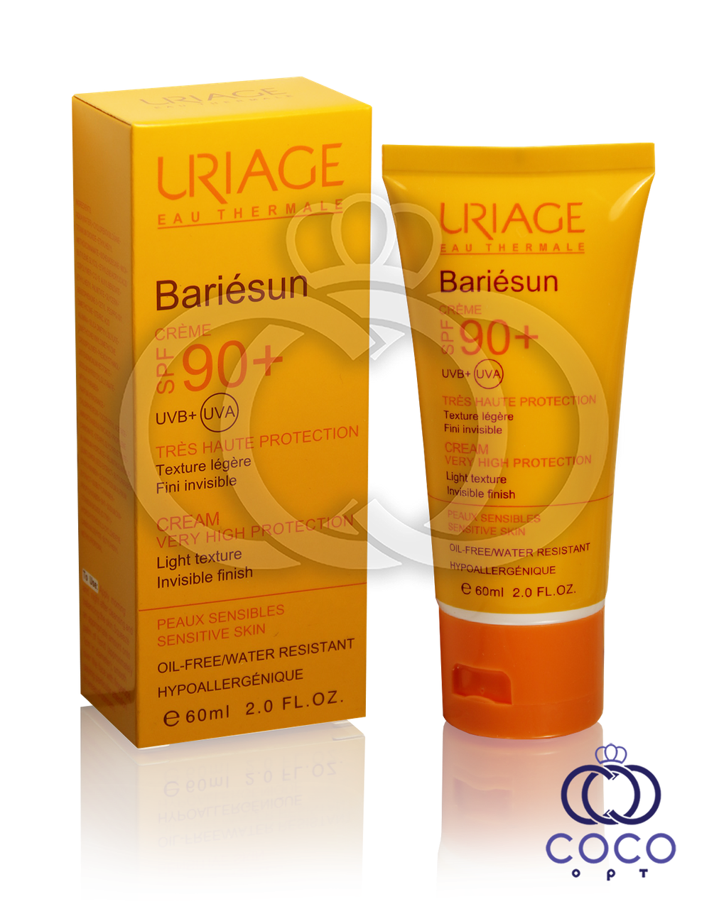 Солнцезащитный крем Uriage Eau Thermale Bariésun SPF 90+