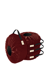 Комплект чохлів для коліс Coverbag Eco M бордо 4 шт.