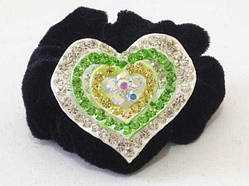 Гумка зі стразами, стрази зеленого кольору 11_15_175a35