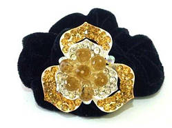 Гумка зі стразами, стрази жовтогарячого кольору 11_15_177a10