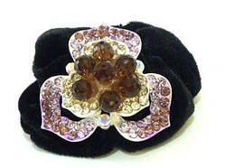 Гумка зі стразами, стрази бузкового кольору 11_15_177a12